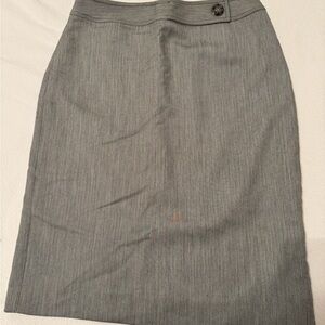 ANTONIO MELANI Gray Pencil Skirt